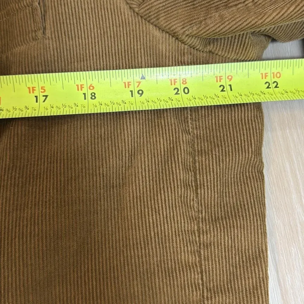 JCrew Men’s L Sport Coat Corduroy Blazer Jacket Tan Academia Classic Preppy